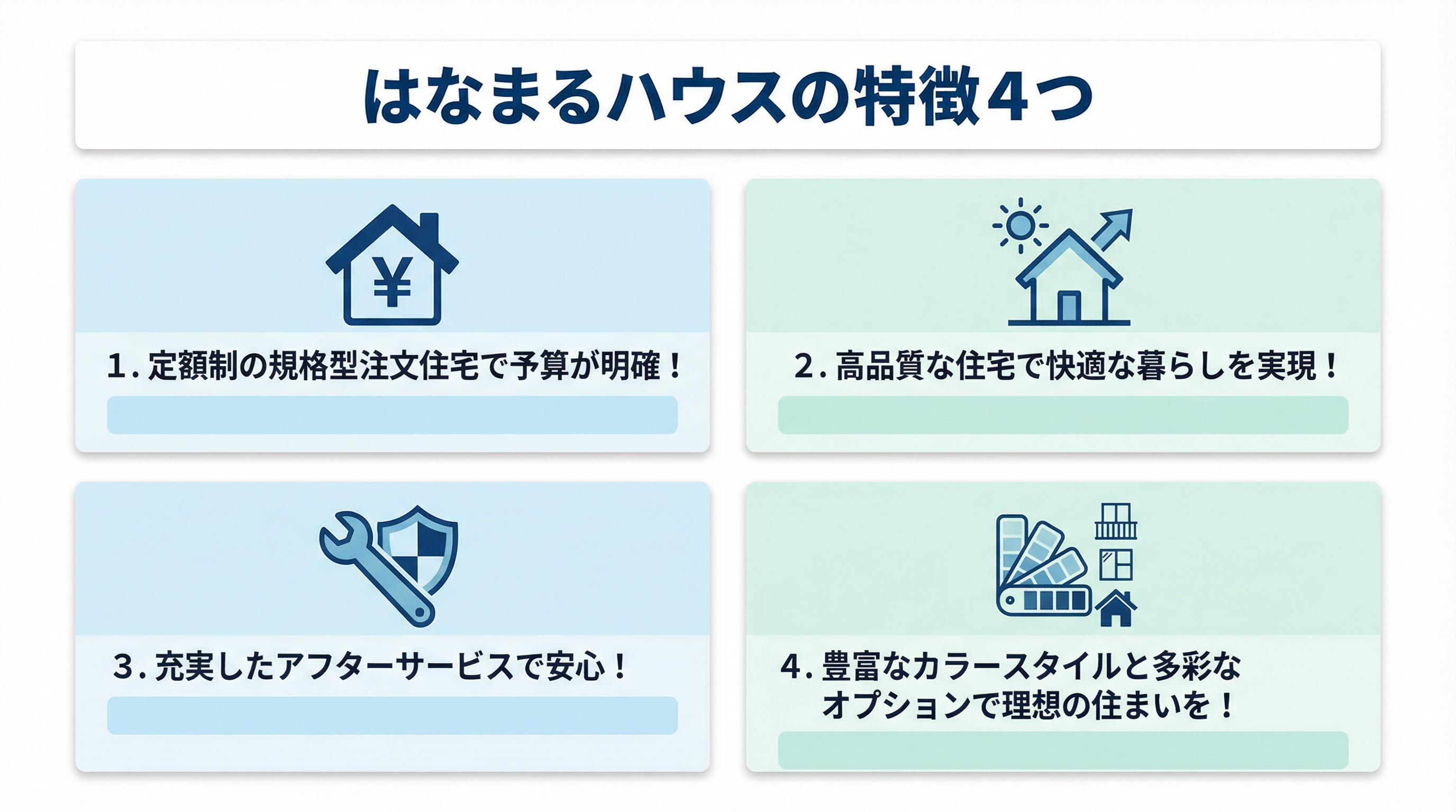 はなまるハウスの住宅性能と特徴