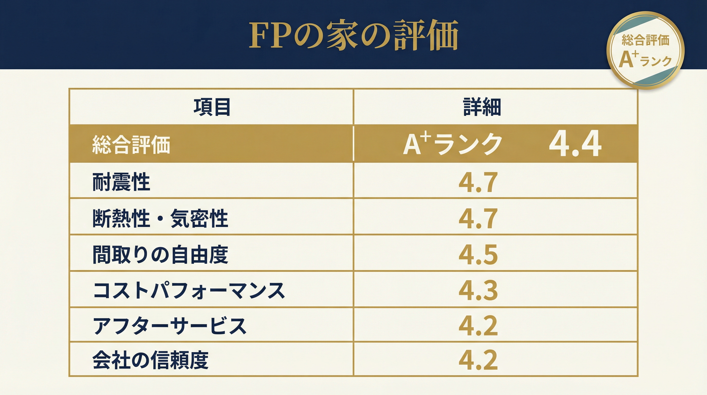 FPの家の住宅性能と設計力