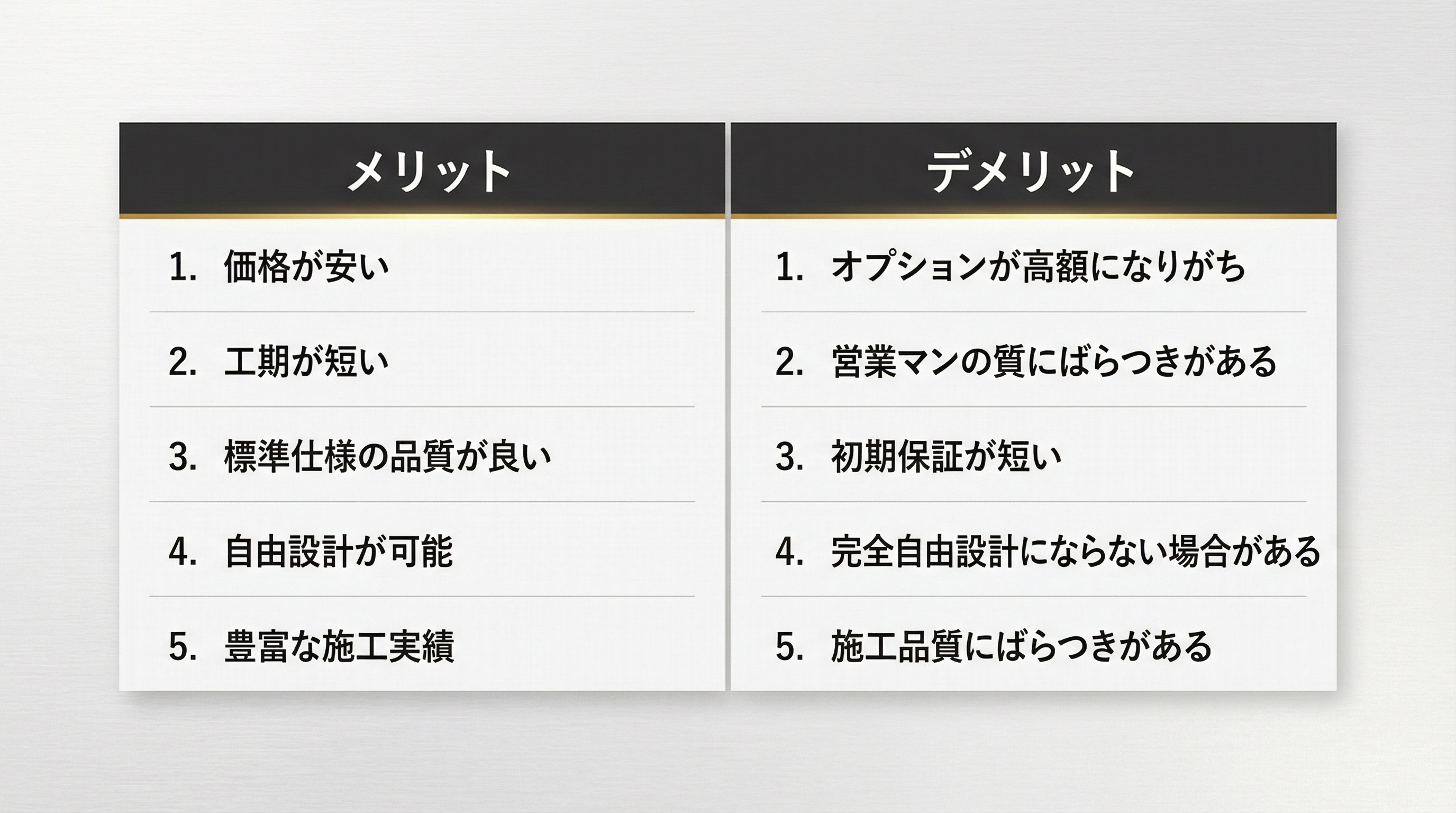 タマホームで家を建てるメリットとデメリット