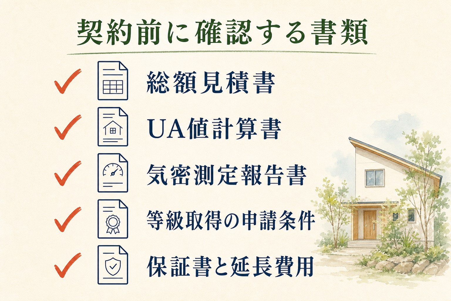 サンプロとの契約前に確認したい書類のチェックリスト